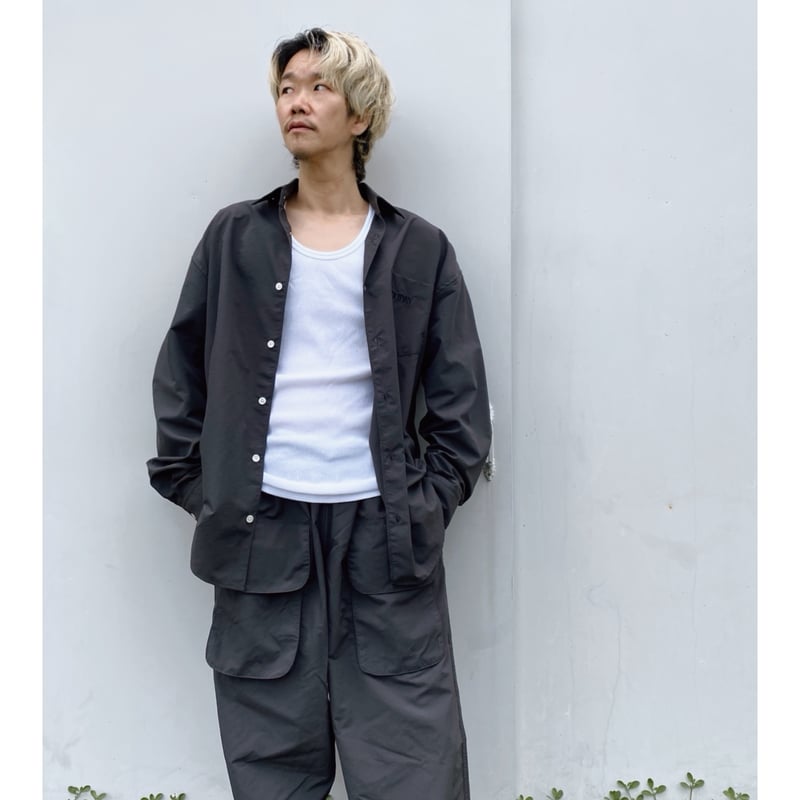 トップス HOLIDAY SUPPLEX NYLON BIG SHIRT SUPPLEX NYLON BIG SHIRT サプレックスナイロンビッグシャツ