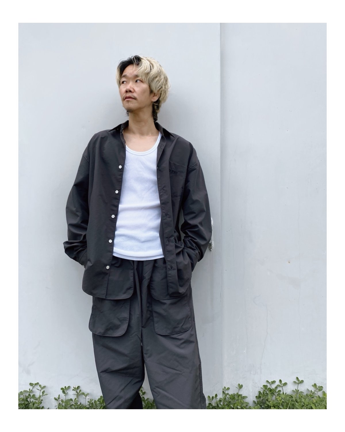トップス HOLIDAY SUPPLEX NYLON BIG SHIRT SUPPLEX NYLON BIG SHIRT｜HOLIDAY（ホリデイ）OFFICIAL ONLINE