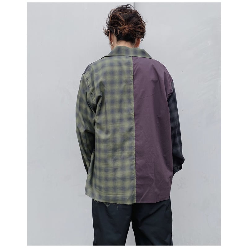 トップス BLACK WEIRDOS Crazy Pattern ShirtXL BLACK WEIRDOS Crazy Pattern ShirtXL