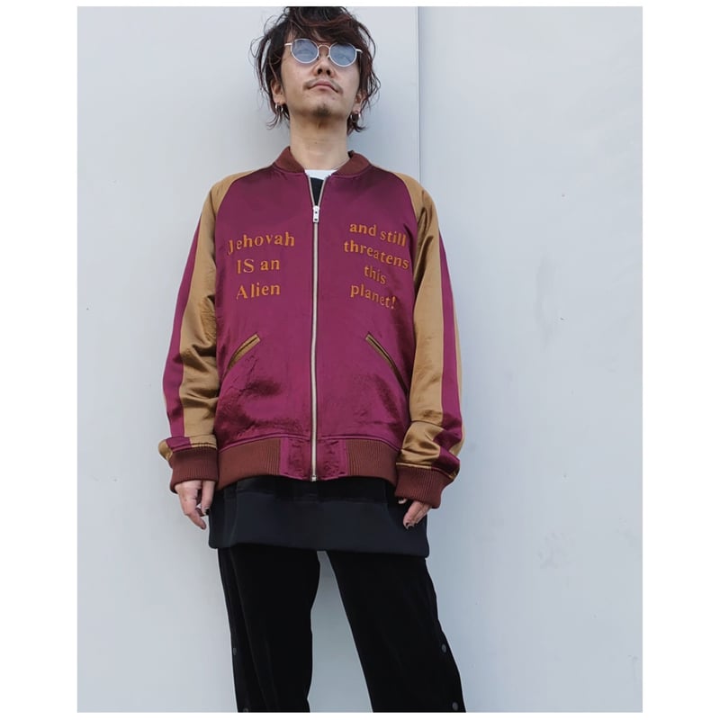 BLACK WEIRDOS「Satin Jacket」 | gouter le cabinet BLACK WEIRDOS「Satin Jacket」 | gouter le cabinet