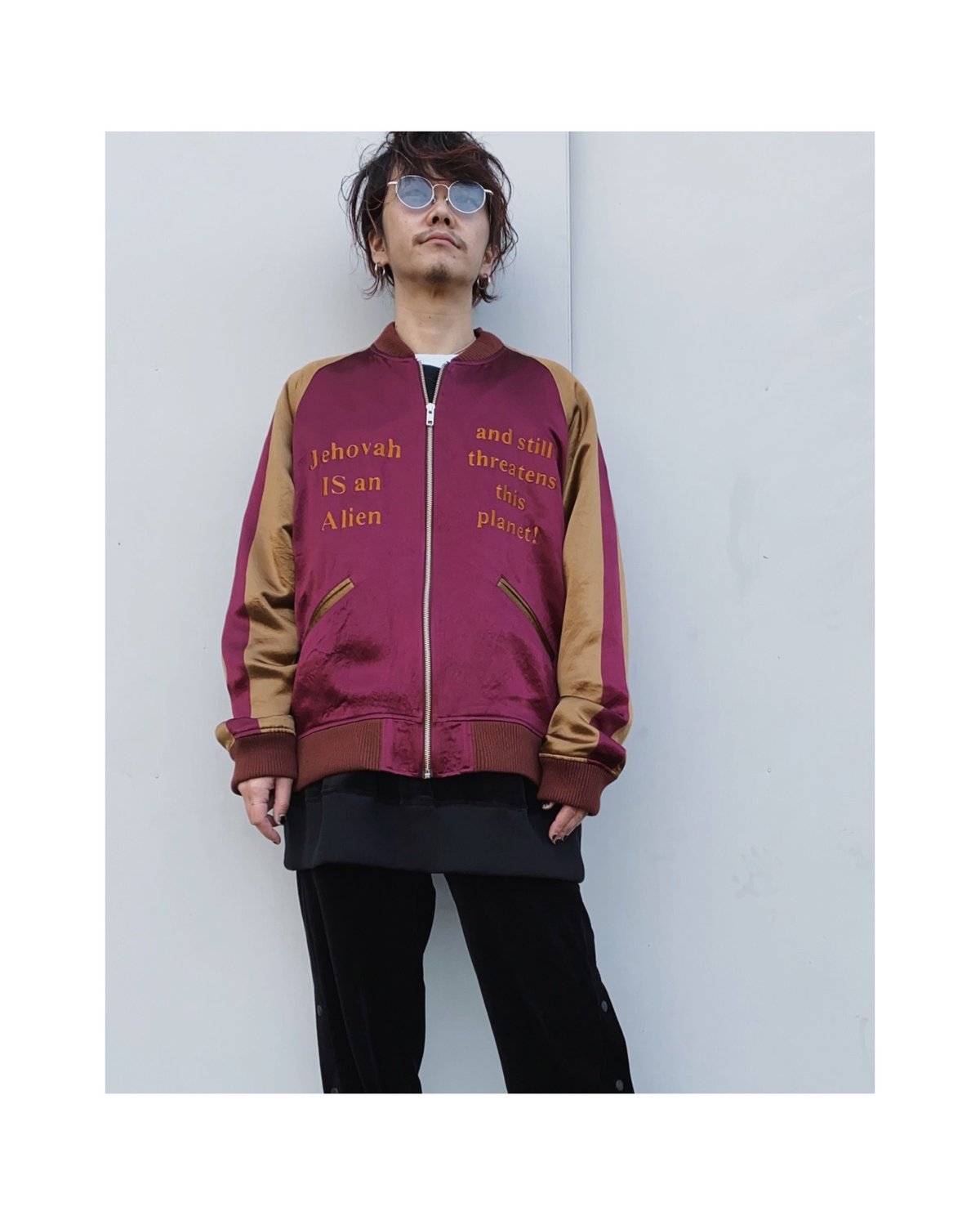 BLACK WEIRDOS「Satin Jacket」 | gouter le cabinet