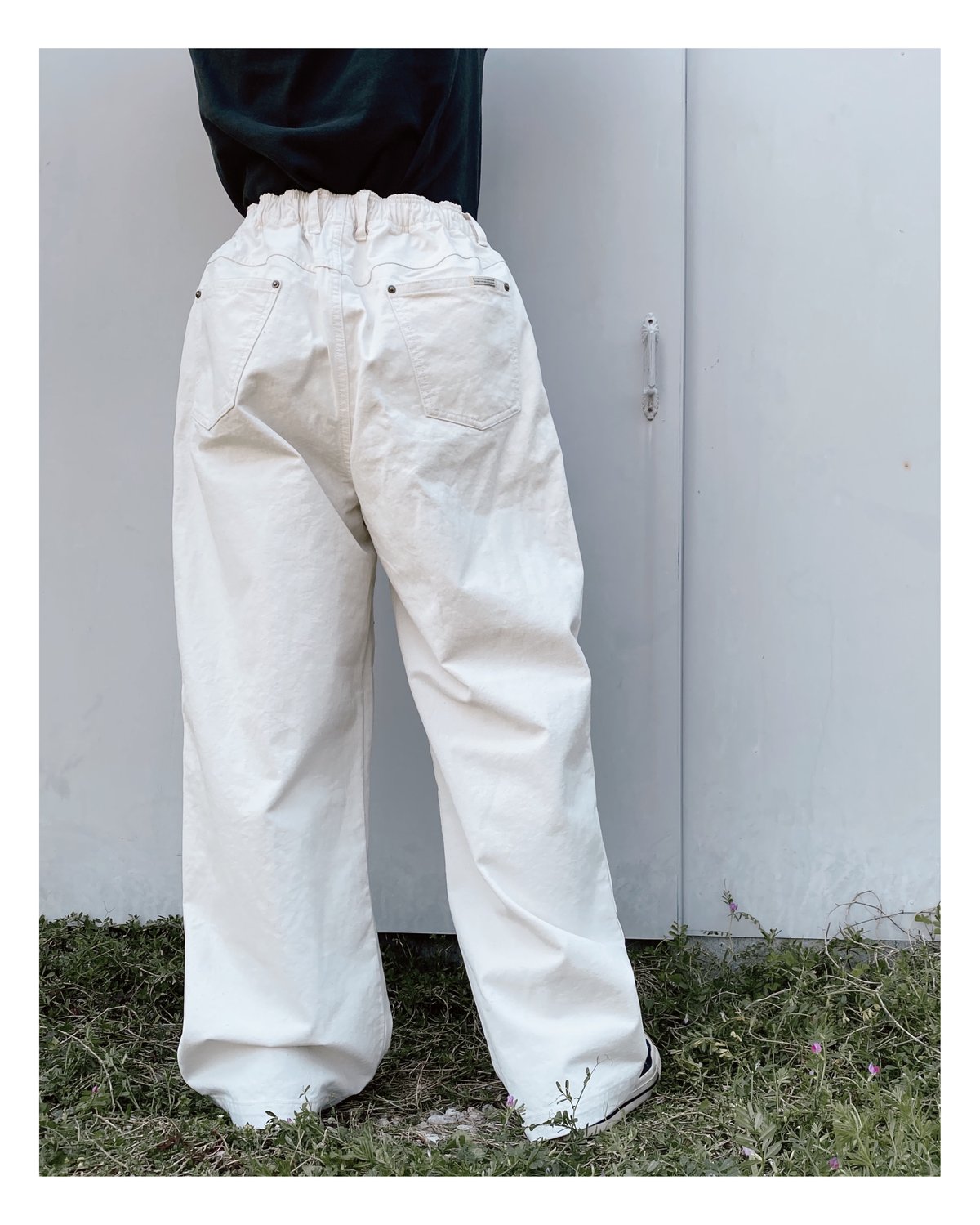 パンツ COMFORTABLE REASON 25ss DOUBLE KNEE COMFORTABLE REASON「Double Knee Pigment Pant」off