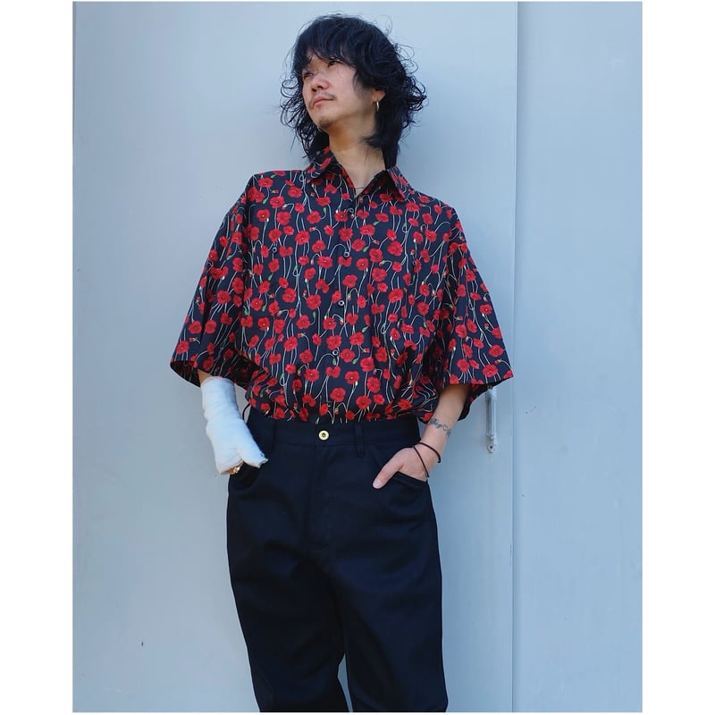 SON OF THE CHEESE「Flower Shirt」red. | gouter le