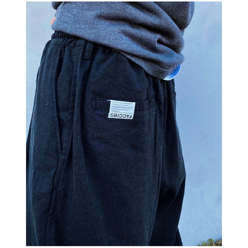 FACCIES「S/L Super wide pants」 black. | gouter l
