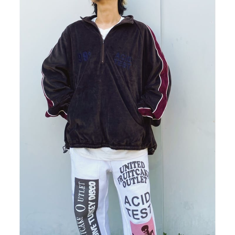 BLACK WEIRDOS「Velor Track Sweater」 | gouter le