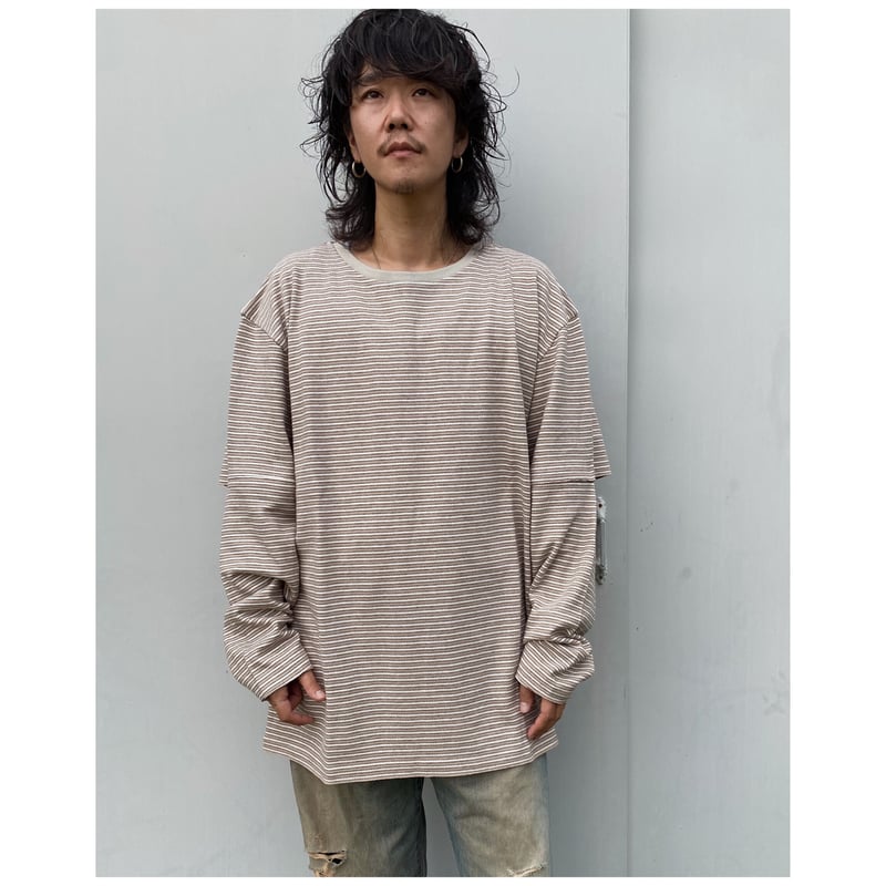Faccies「ELBOW CUT LONG SLEEVE BORDER」 | gouter Faccies「ELBOW CUT LONG SLEEVE BORDER」 | gouter