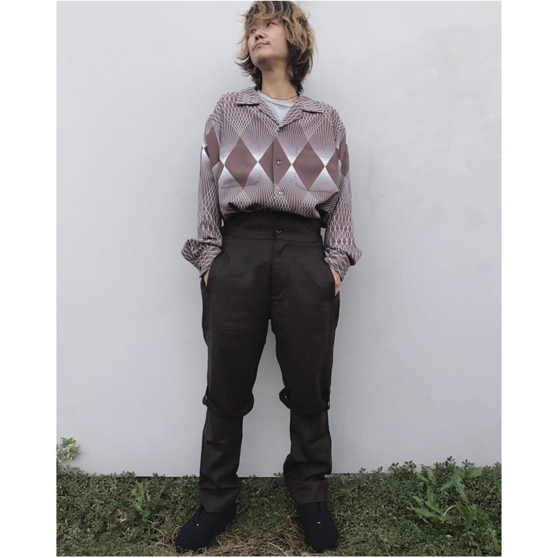 パンツ BLACK WEIRDOS Paisley Bondage Pants Black Weirdos BlackWeirdos ブラックウィドウ ボンデージパンツ