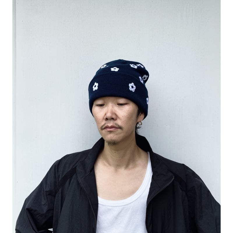 NICK GEAR「Flower embroidery beanie」 | gouter le
