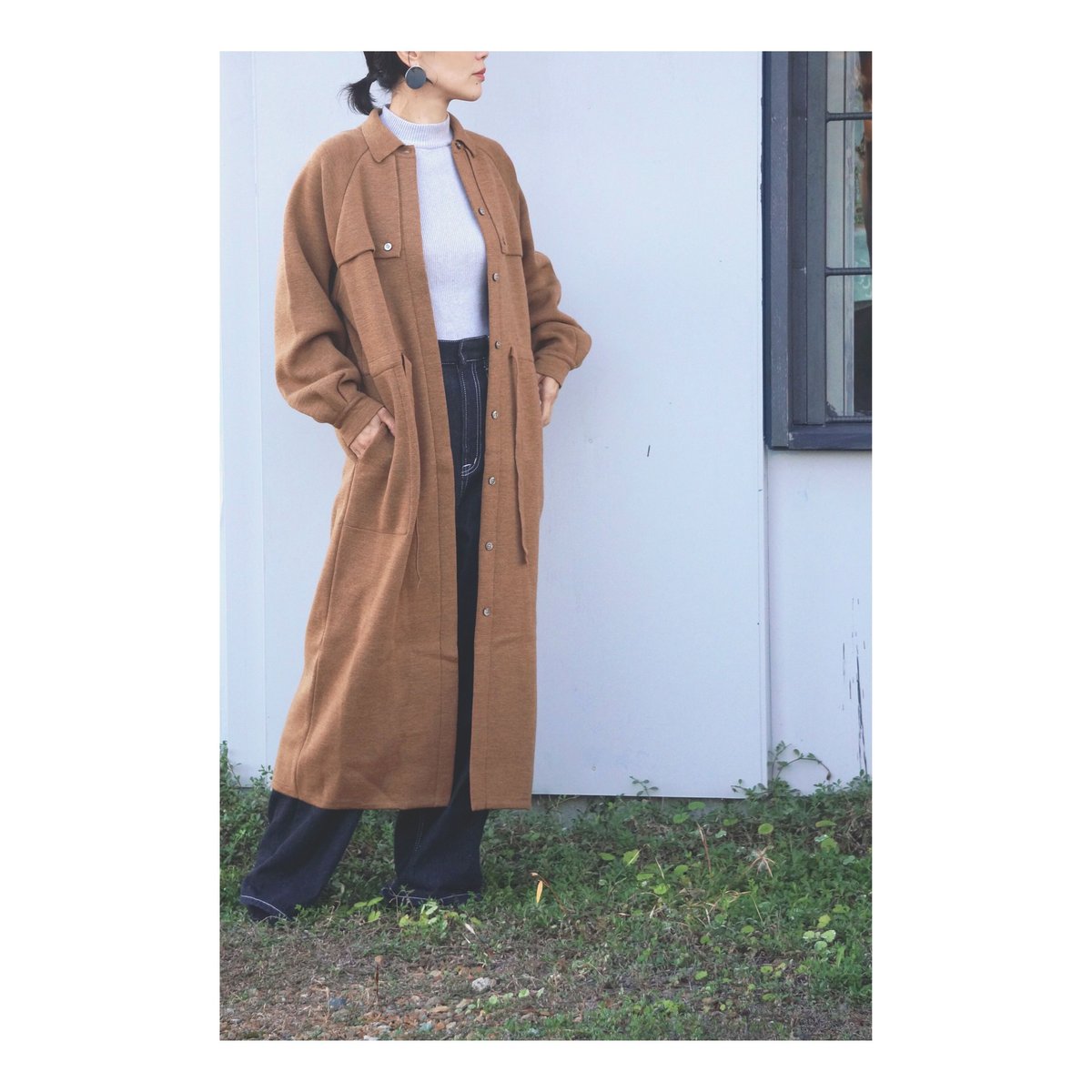 TAN.「RAGLAN SLEEVE COAT」 | gouter le cabinet