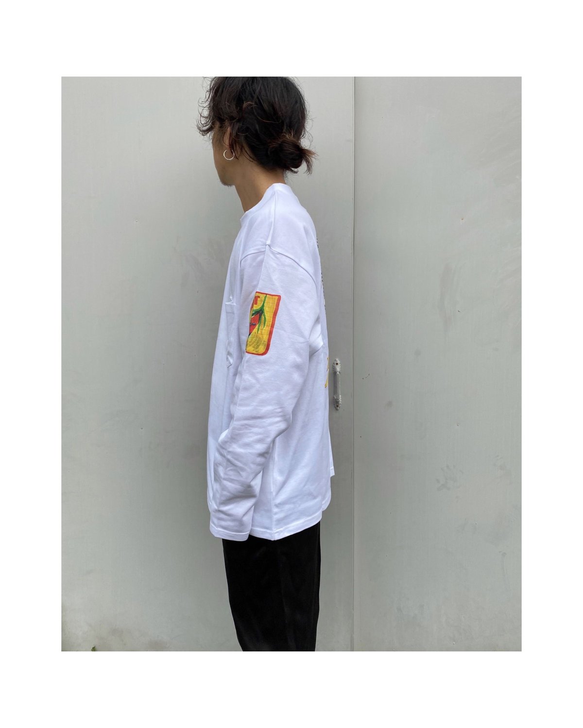 SON OF THE CHEESE × Sam Ryser「Chill LS TEE」whi