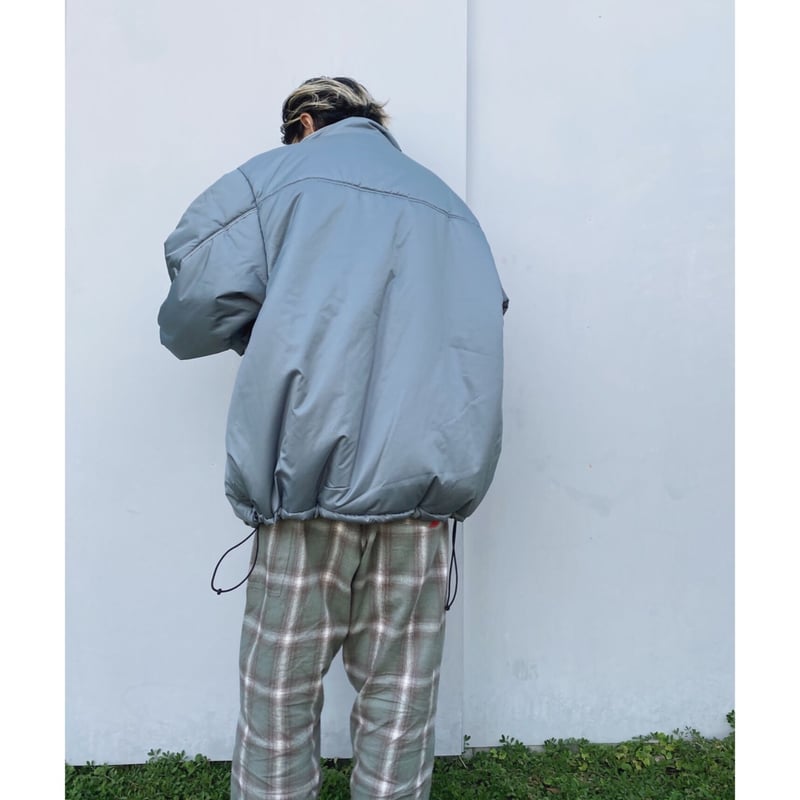 comfortable reason「Minimal Puff Jacket」c/blue.