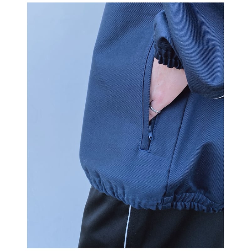 COMFORTABLE REASON「WARMUP JACKET」navy. | gouter