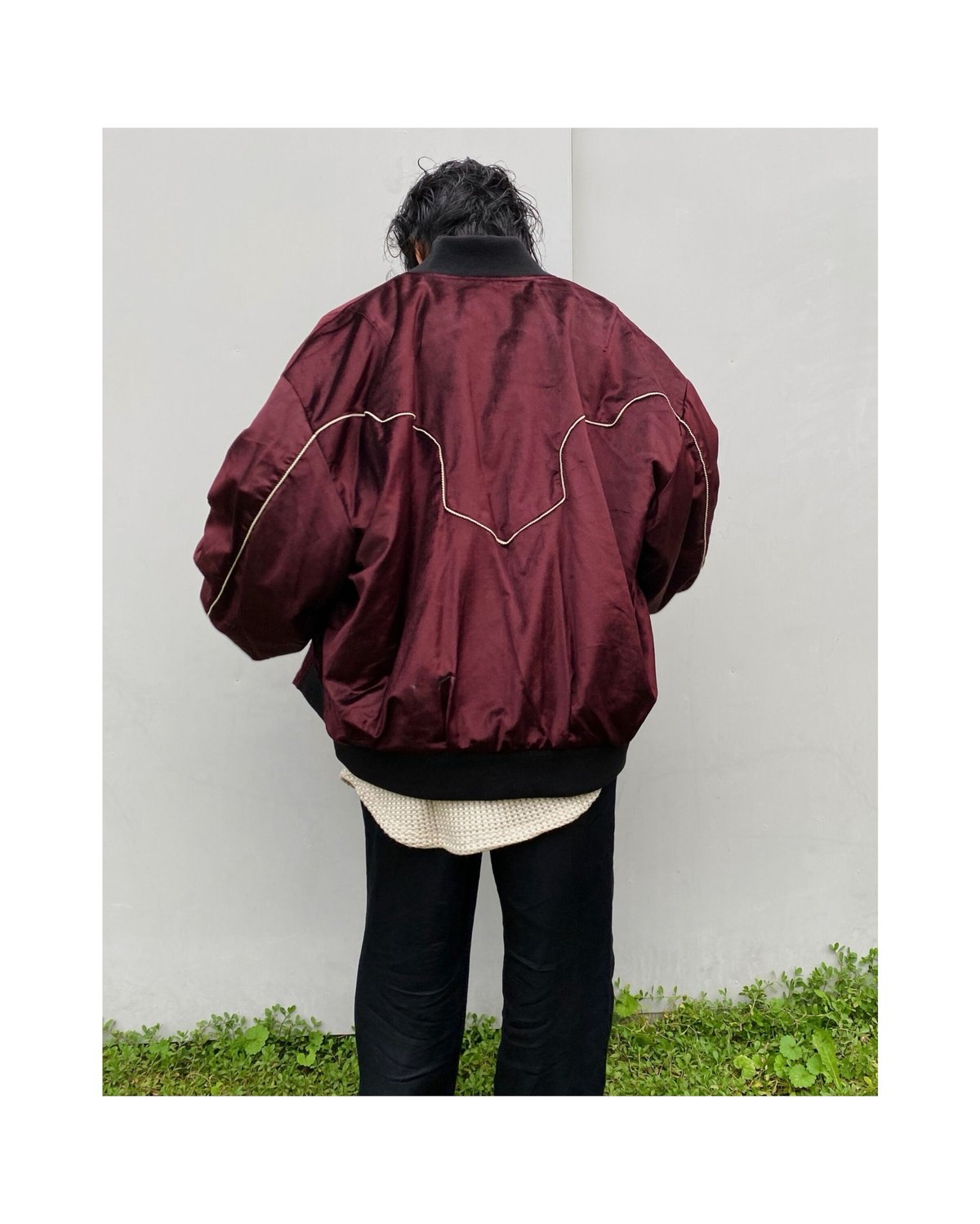 FACCIES ベルベッド　ナイロン　リバーシブル　ジャケット FACCIES ベルベッドナイロンリバーシブルジャケット