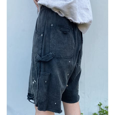 FACCIES「HEAVY JERSEY STITCH FADE DOUBLE KNEE SHORTS」