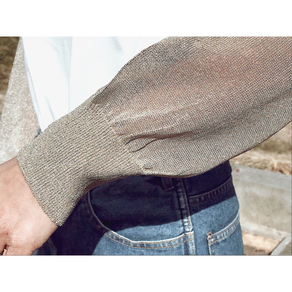 Tan ラスターボレロ シルバー TAN. 「LUSTER BOLERO」silver | gouter le cabinet