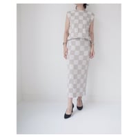 TAN.「CHECKED FLAG  TOPS」