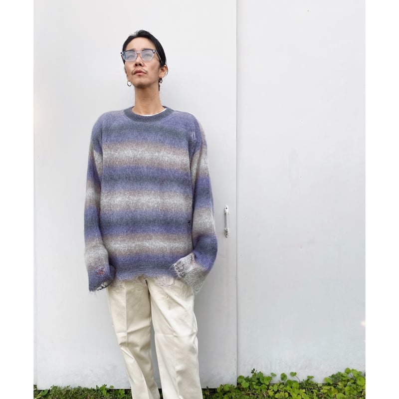 FACCIES-Gradation Damage Knit