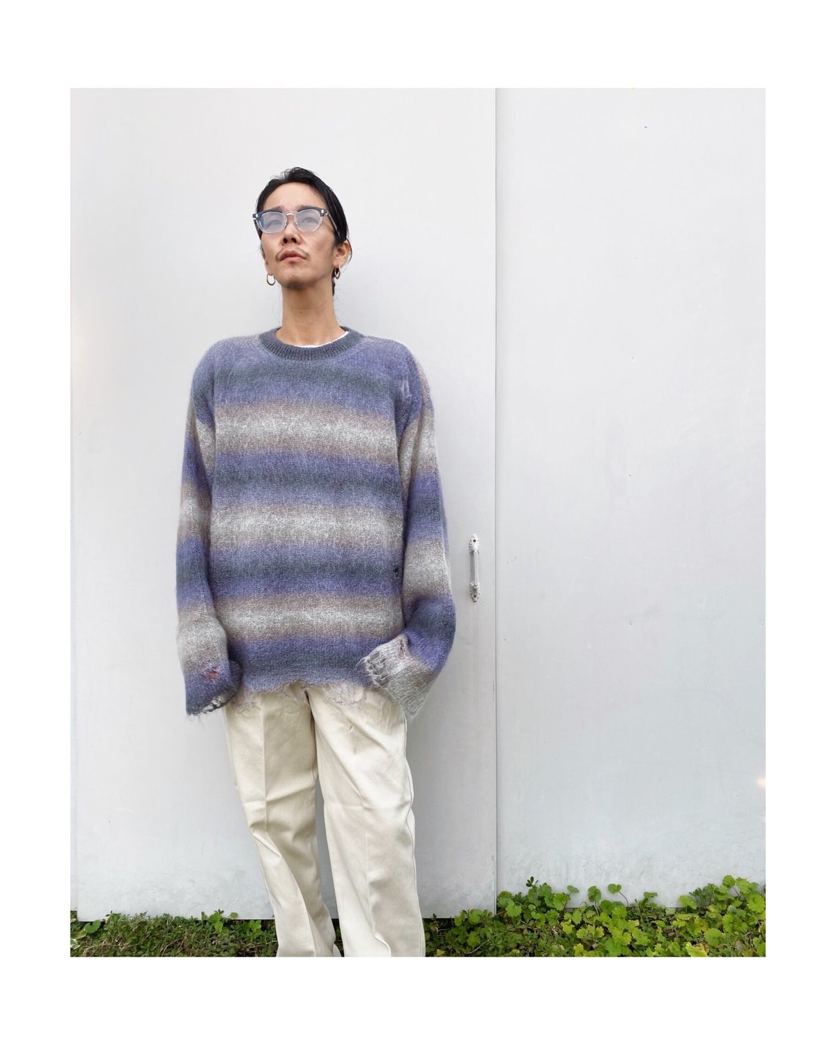 FACCIES ファチーズ 22aw グラデーションダメージニット FACCIES 「Gradation Damage Knit」 | gouter le cab