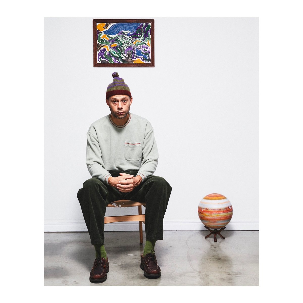 COMFORTABLE REASON「Pile Loop Line Sweat」 | gout