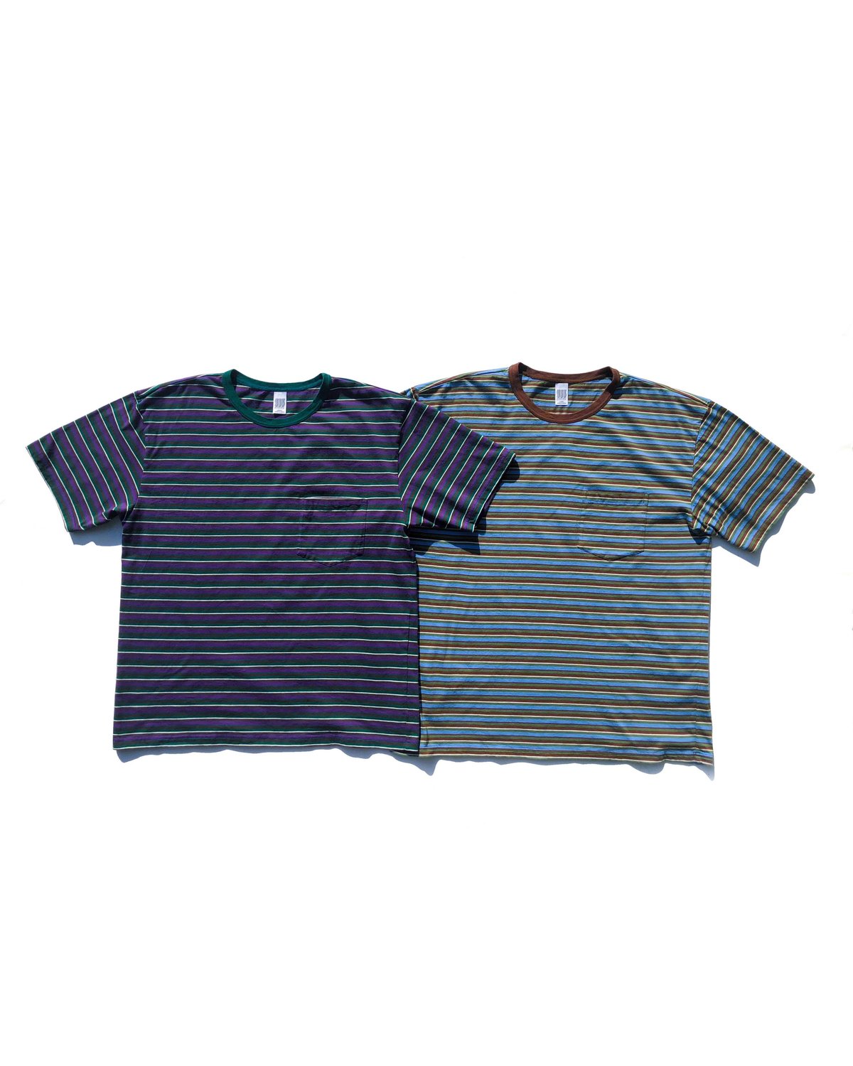 COMFORTABLE REASON「Multi Border S/S Pocket Tee」...