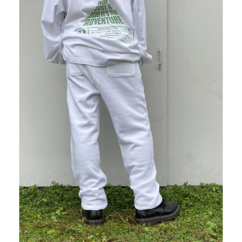 BLACK WEIRDOS「Reversible Sweat Pants 」white. |