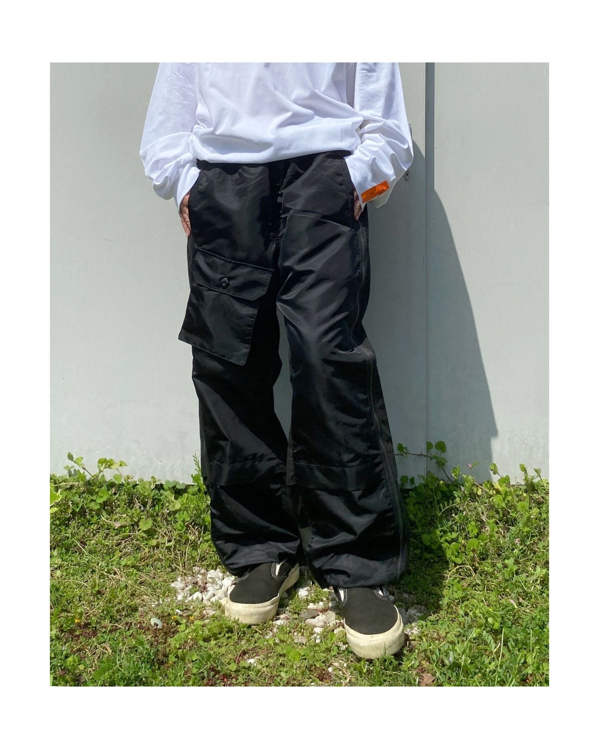 パンツ 24ss Black Weirdos 2way Nylon Pants tech BLACK WEIRDOS「Nylon Zip Pants」 | gouter le cabinet