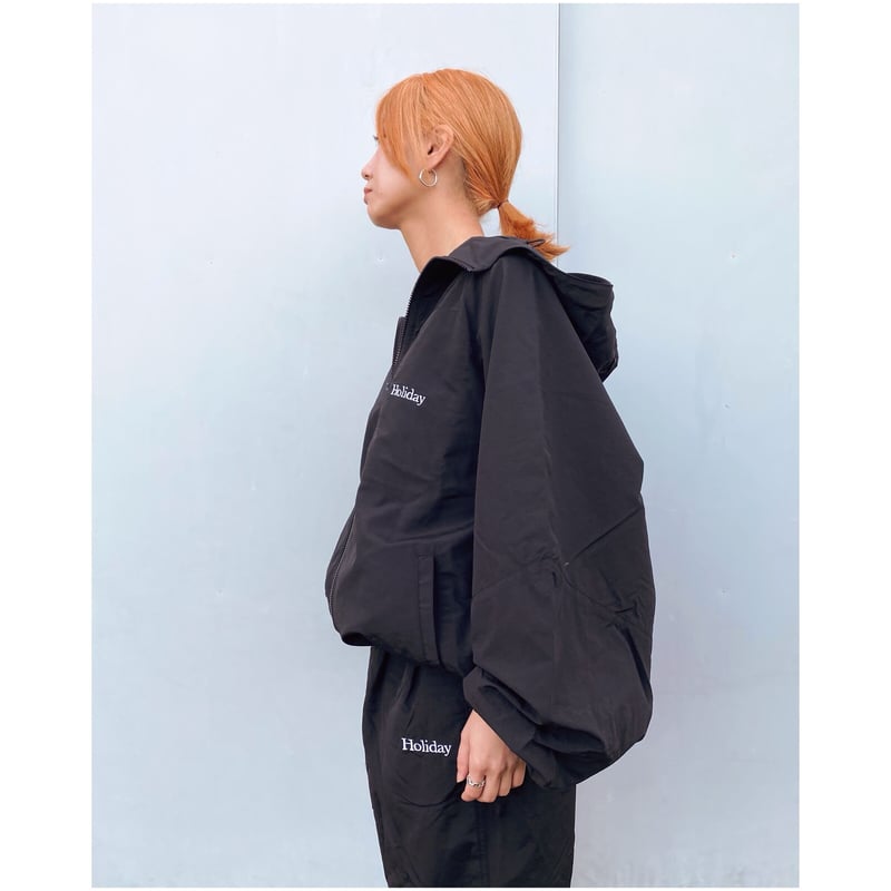 Holiday WIND JACKETウィンドジャケット　ブラック HOLIDAY「WIND JACKET（Holiday）」black. | gouter le