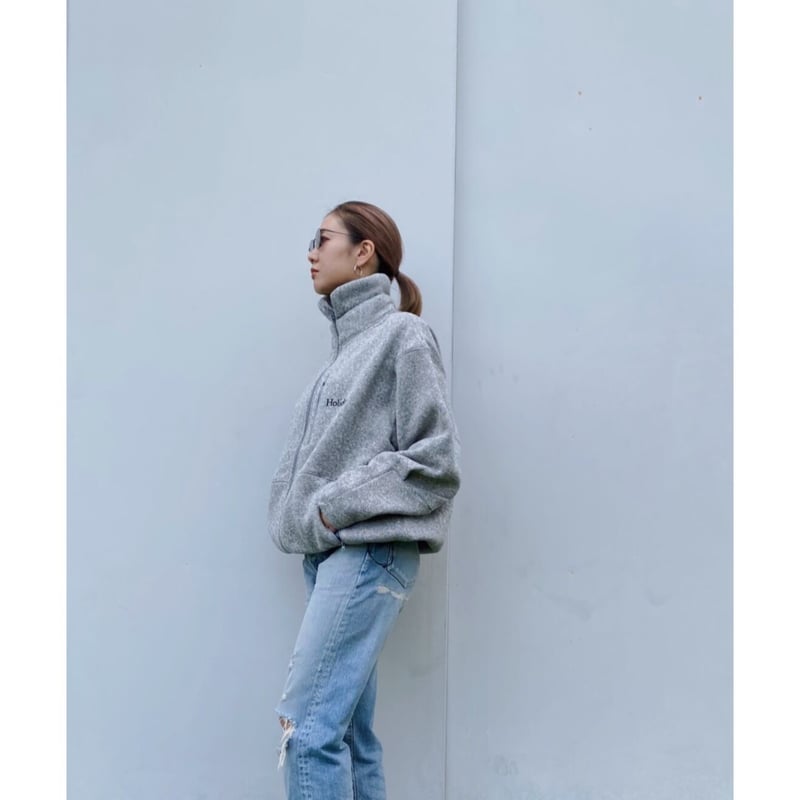 HOLIDAY「THERMAL PRO FLEECE ZIP UP JACKET」h.gray HOLIDAY「THERMAL PRO FLEECE ZIP UP JACKET」h.gray