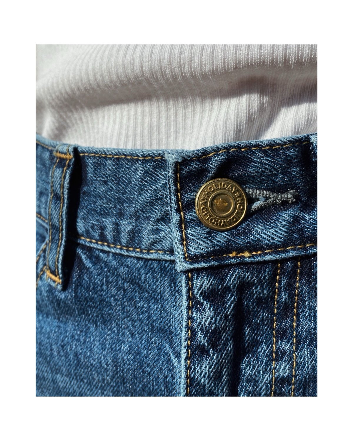 HOLIDAY「HIGH WAIST BELL-BOTTOM DENIM PANTS」indi