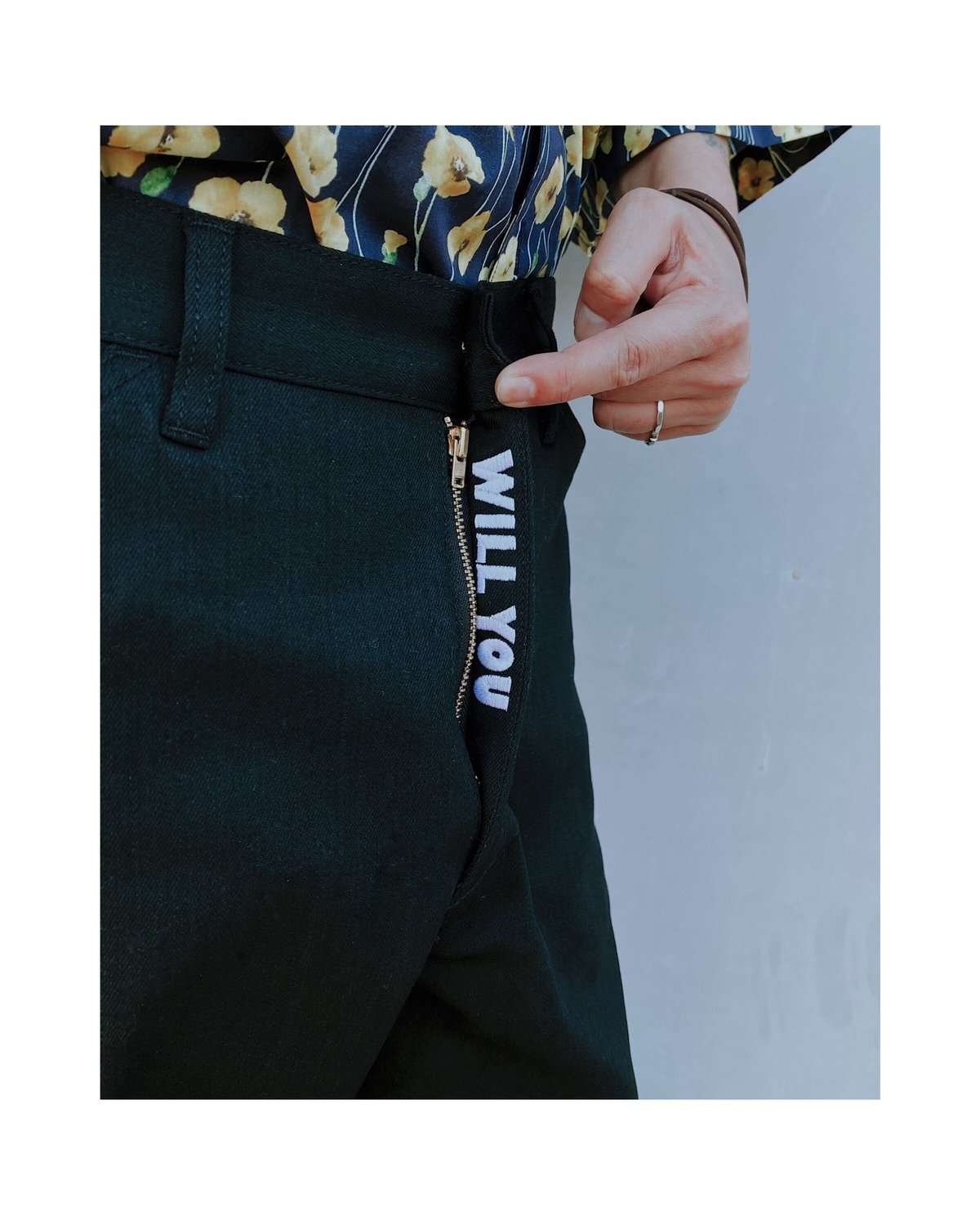 SON OF THE CHEESE「5Pkt Painter Pants」black. | g