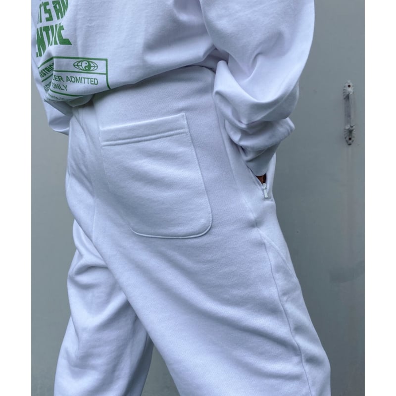 BLACK WEIRDOS「Reversible Sweat Pants 」white. |