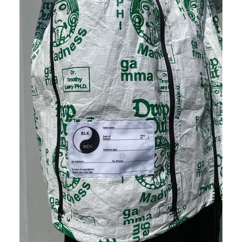 BLACK WEIRDOS「Tyvek Zip Jacket」 | gouter le cab