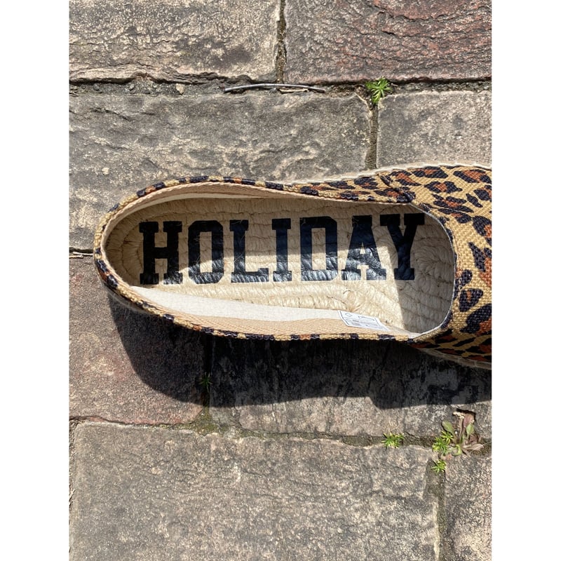 HOLIDAY「DOUBLE SOLE ESPADRILLE」 LEOPARD | goute HOLIDAY「DOUBLE SOLE ESPADRILLE」 LEOPARD | goute
