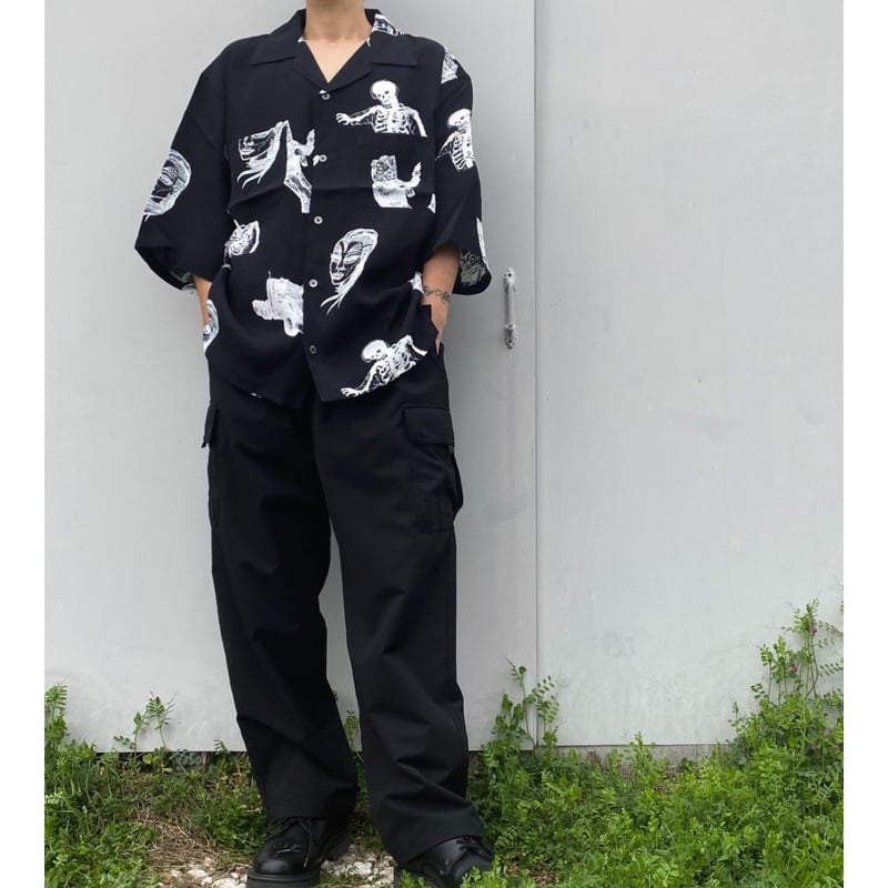 Black Weirdos 25SS ヘビーメタル アロハシャツ 未使用品】Black Weirdos 25SS ヘビーメタル アロハシャツ