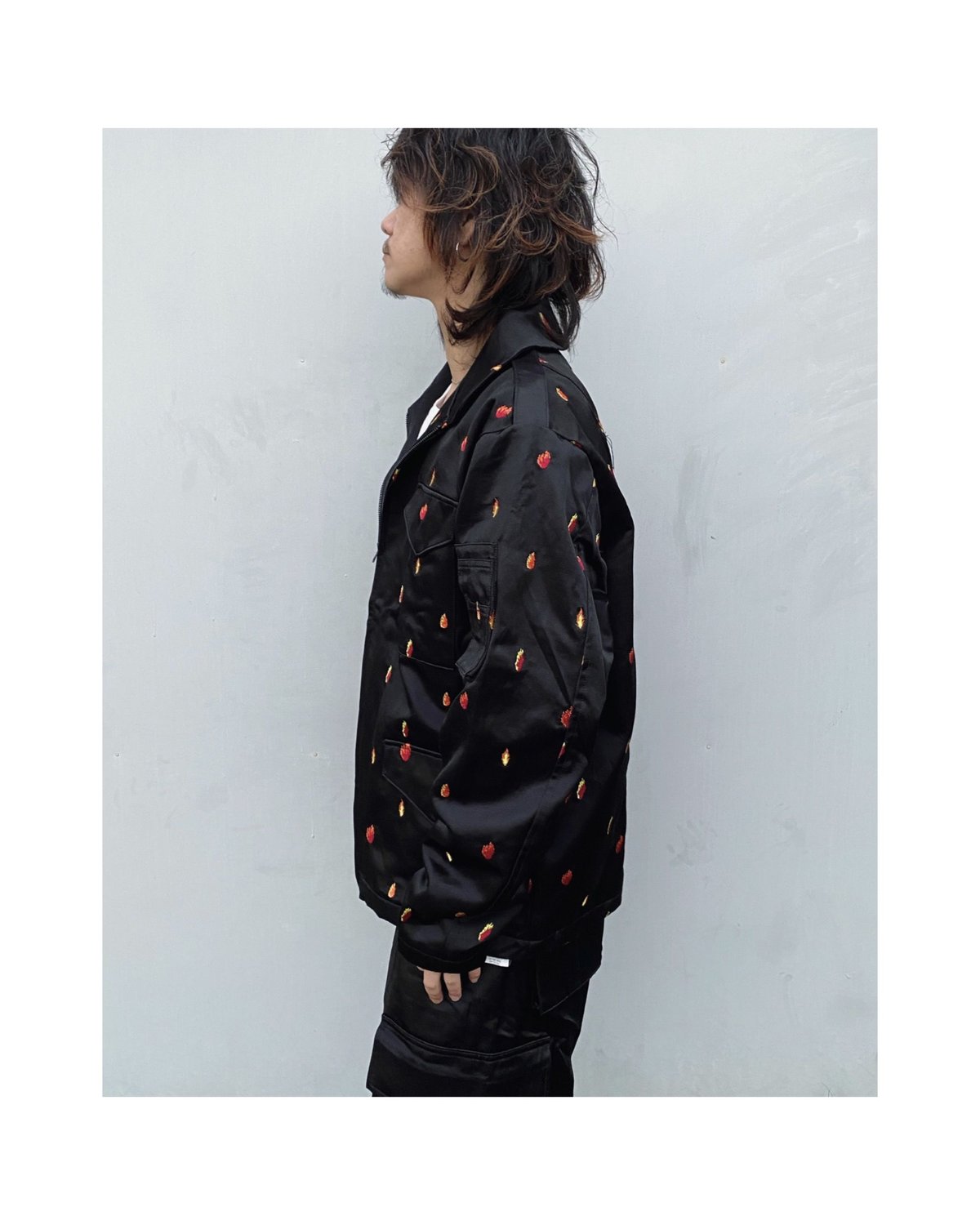 SON OF THE CHEESE「FIRE SATIN JACKET」 | gouter l