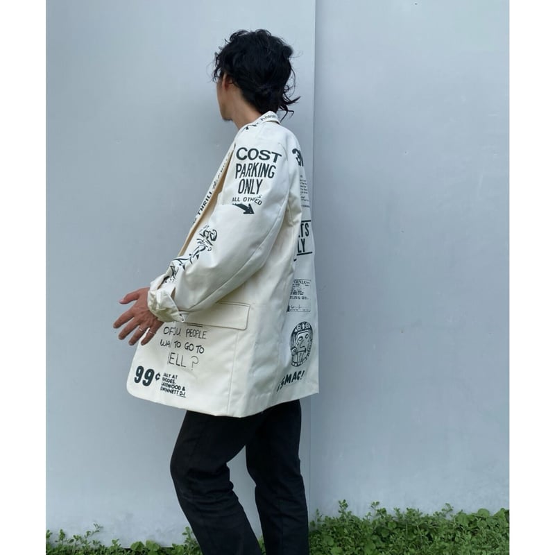 BLACK WEIRDOS「Full-Panel Print Jacket 」 | goute BLACK WEIRDOS「Full-Panel Print Jacket 」 | goute