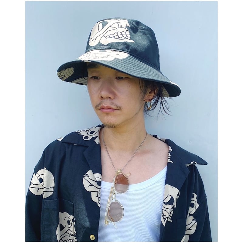 BLACK WEIRDOS「Skull Pattern Hat」 | gouter le ca