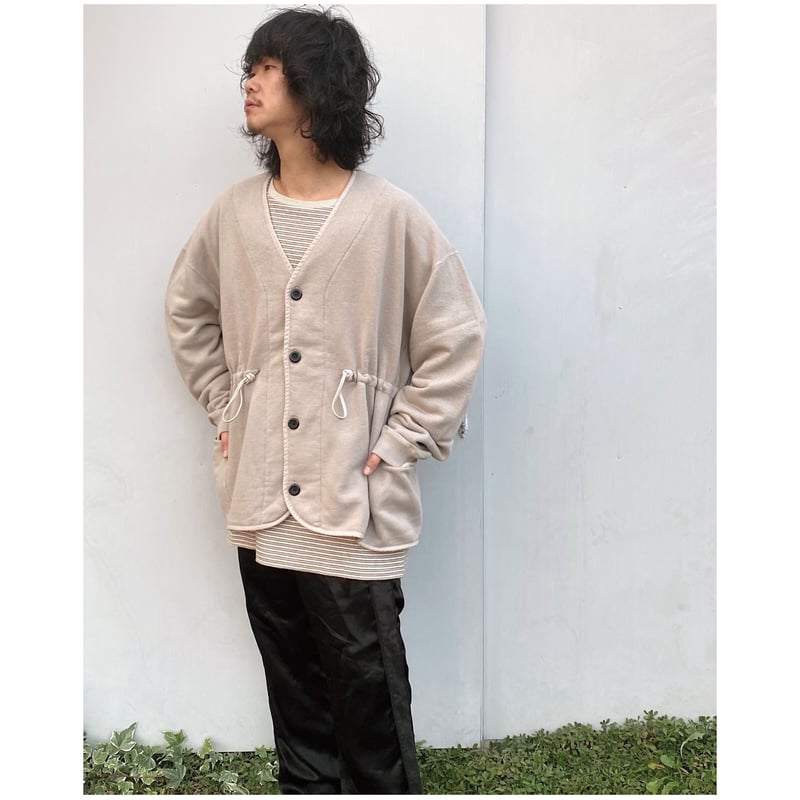 ETHOS「WOOLY CARDIGAN」mouse-gray. | gouter le ca