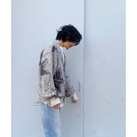 FACCIES「TWINKLE STAR KNIT CD」gray-beige.