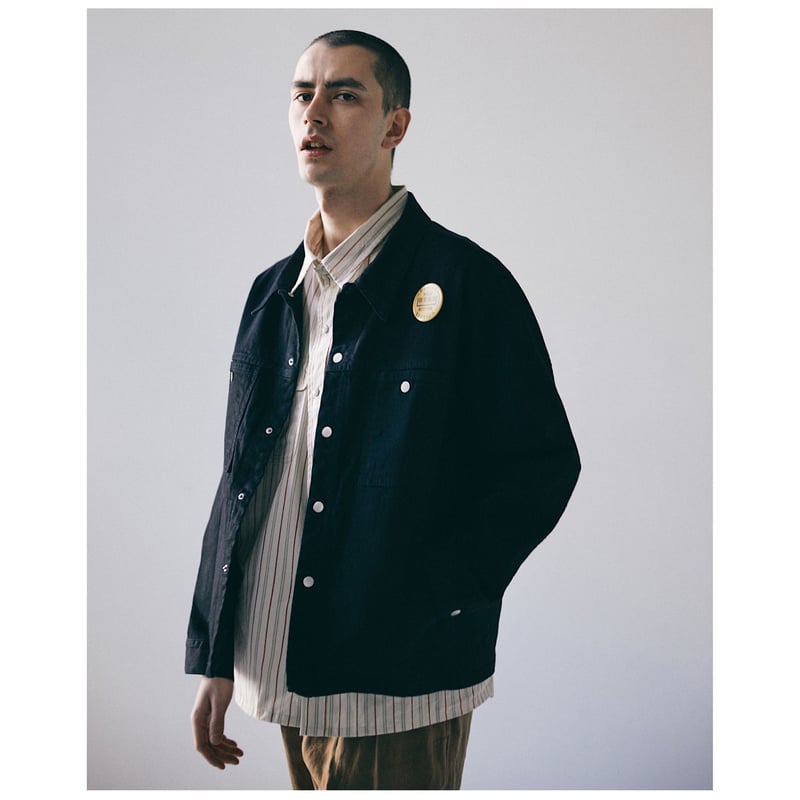 ジャケット・アウター comfortable reason black denim jacket COMFORTABLE REASON「BLACK DENIM JACKET」 | gouter