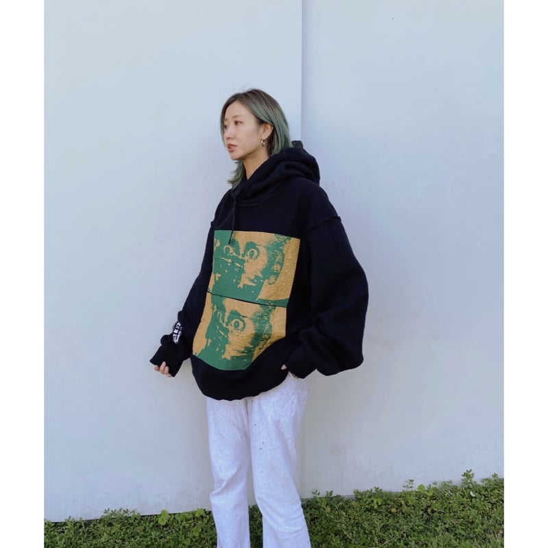 BLACK WEIRDOS「Reversible Sweat Hoodie」black. |