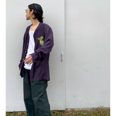 BLACK WEIRDOS「 Collar-Sewned Shirt」