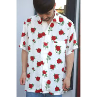 Black Weirdos  「Rose Skall Aloha Shirts」