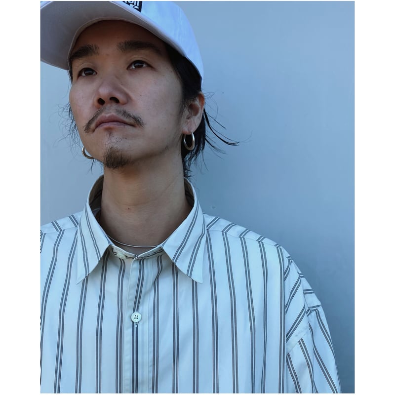ETHOS 「STRIPE CRAFTMAN SHIRTS」white-stripe. | g