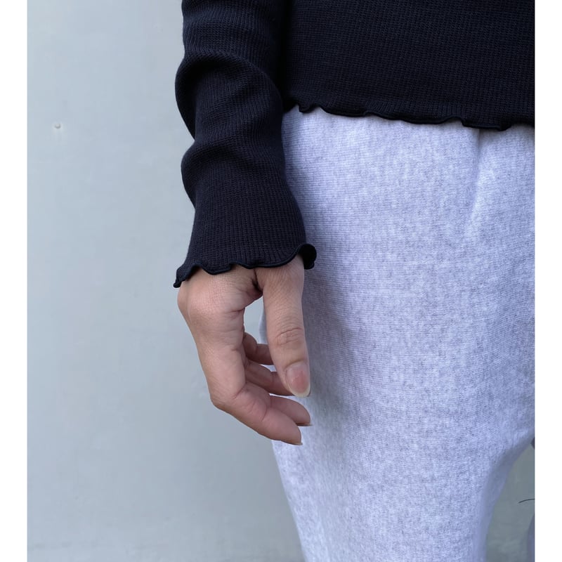 HOLIDAY「SUPER RIB PUFF MIDDLE-NECK TOPS (HOLIDA