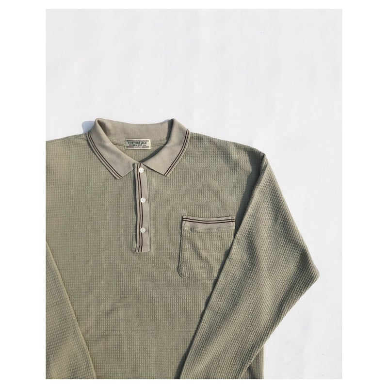 Comfortable Reason「Wiseguy Waffle Polo」 | goute