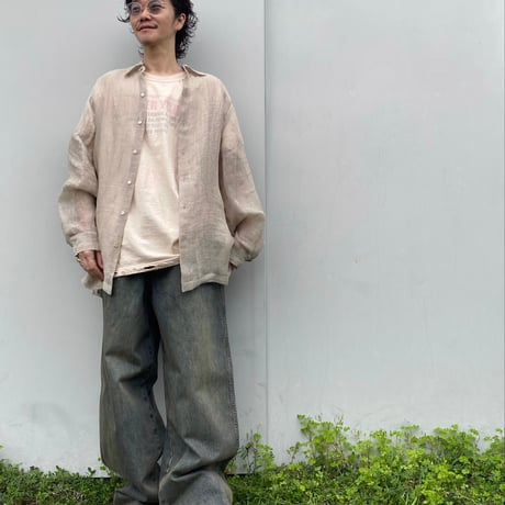 ERiKOKATORi「linen gawze shirts」natural.
