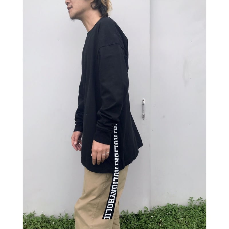 holiday - holiday SUPER FINE DRY L/S T-SHIRT（TAPE） HOLIDAY「SUPER FINE DRY L/S T-SHIRT(TAPE)」 | go
