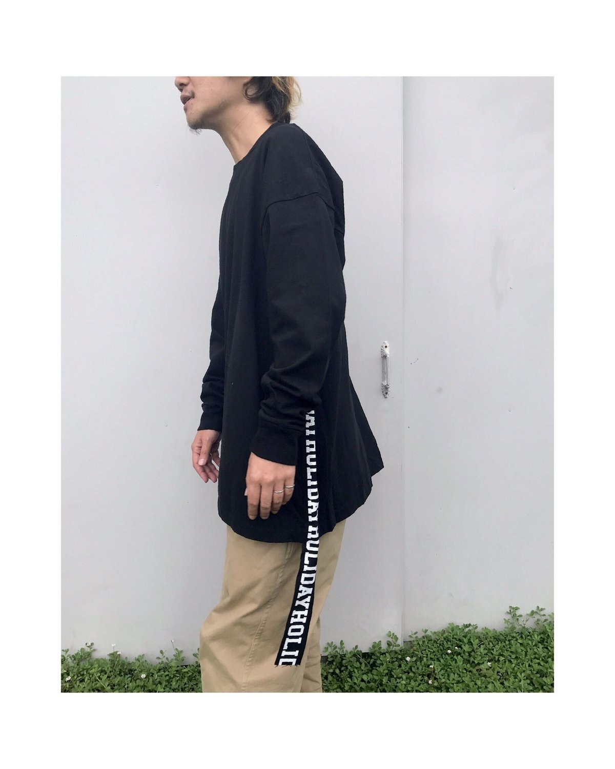 holiday - SUPER FINE DRY L/S T-SHIRT（TAPE）HOLIDAY HOLIDAY「SUPER FINE DRY L/S T-SHIRT(TAPE)」 | go