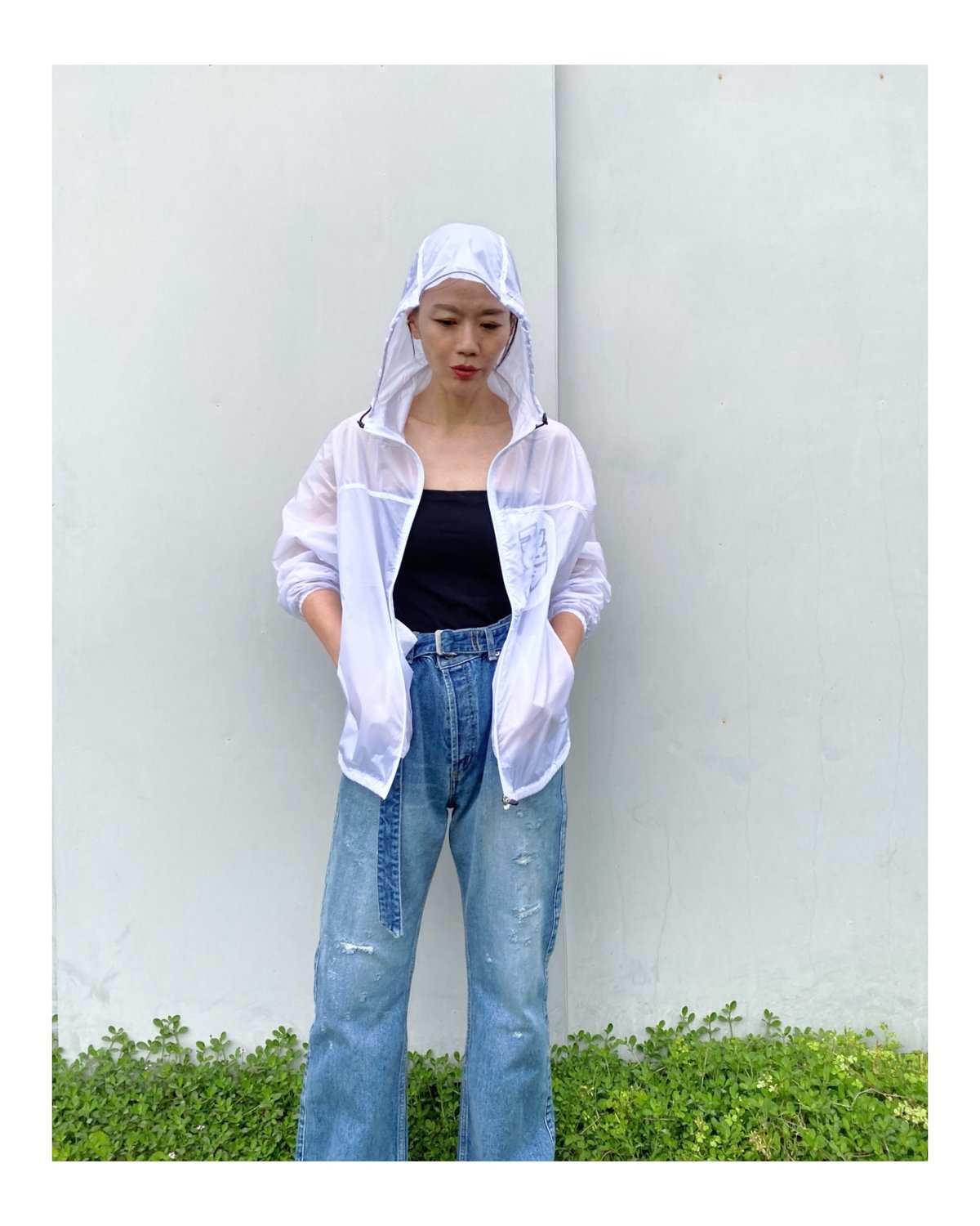 新品未使用 ホリデイ PACKABLE NYLON ZIP UP PARKA 白 HOLIDAY「PACKABLE NYLON ZIP UP PARKA」 | gouter l
